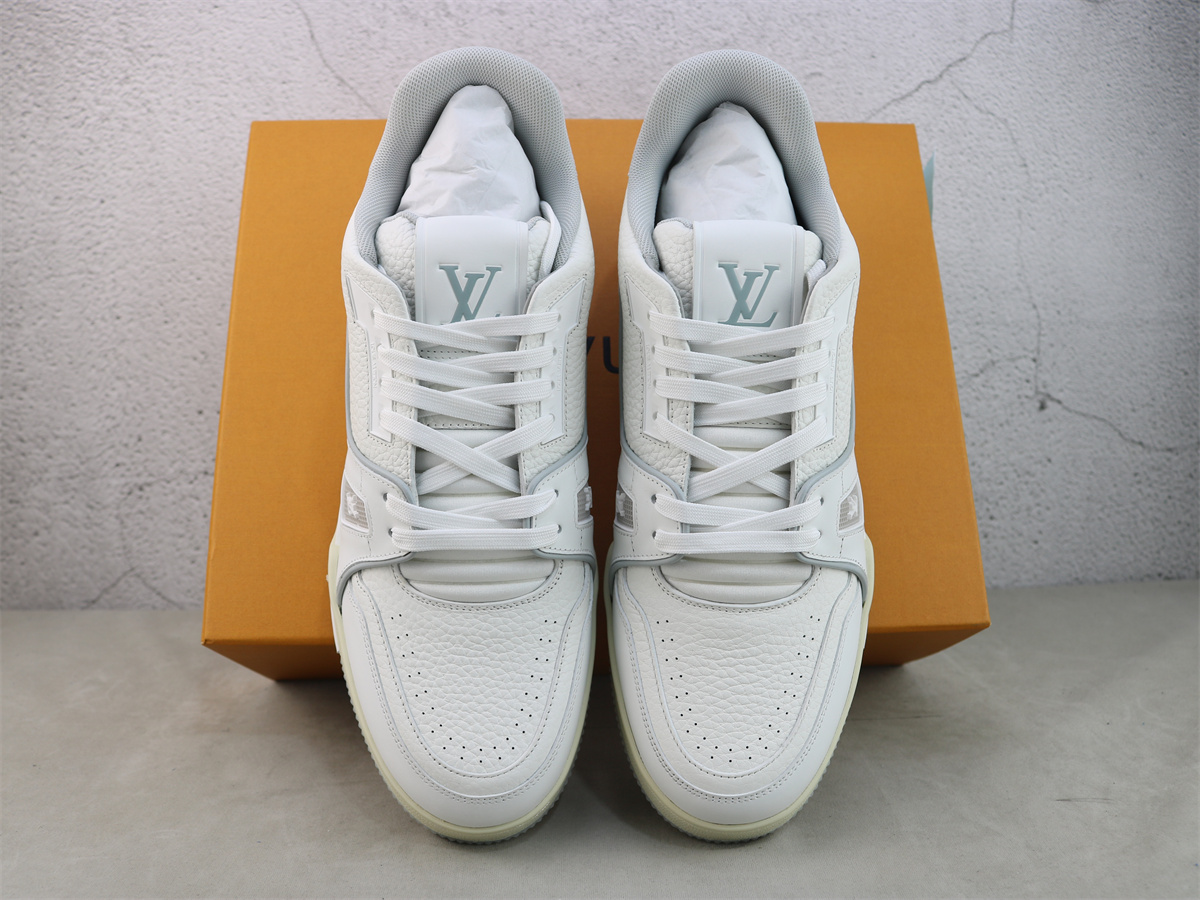 LV Trainer Sneaker White